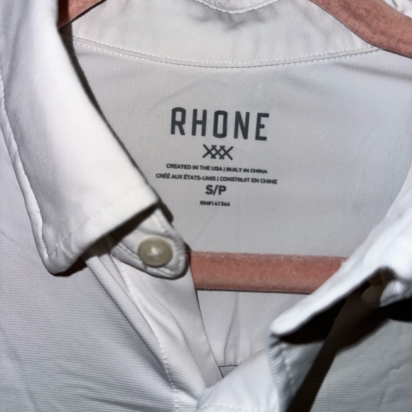 Rhone Men's Classic White Button Down Shirt - Picture 2 of 4